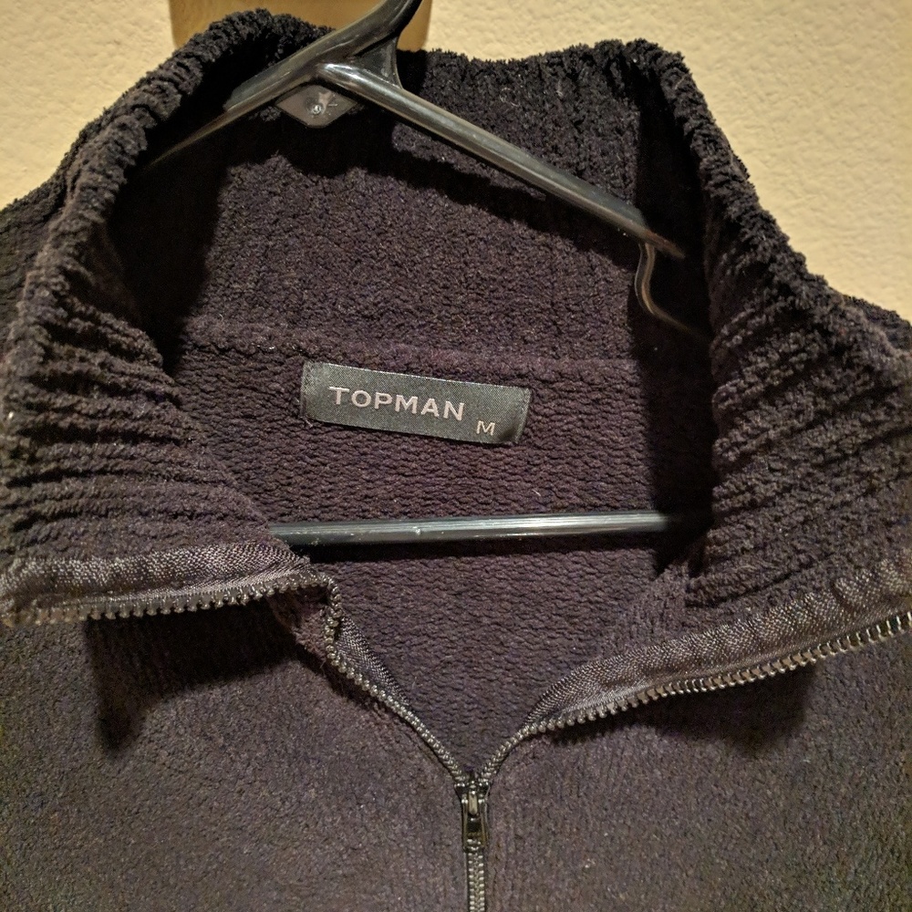 Topman full zip sweater